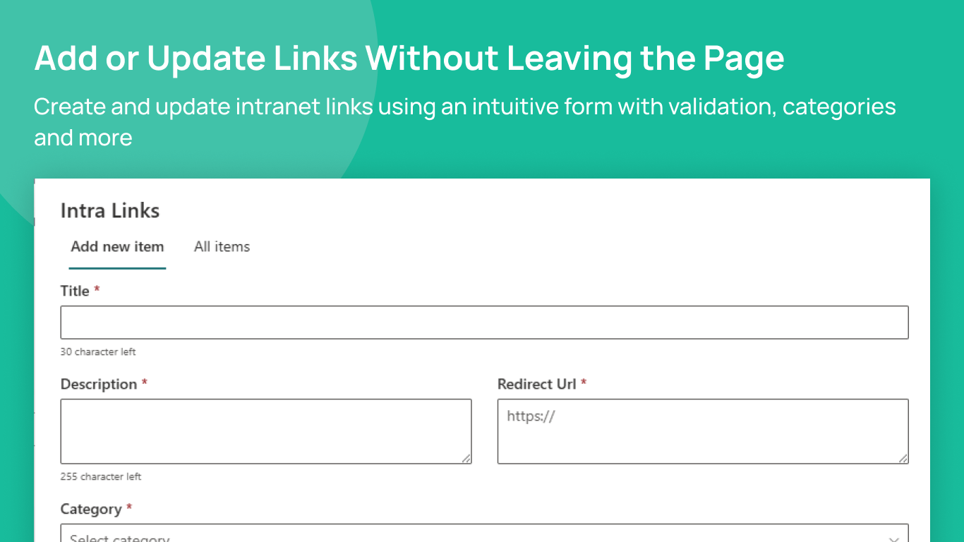 Intra Links overview
